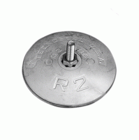 Disc Rudder Annode - Zinc - 72mm - For Cathodic Protect - Sold as pair - RAK-R2 - RKCV